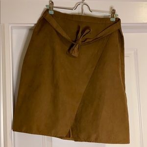 Brown Wrap Skirt
